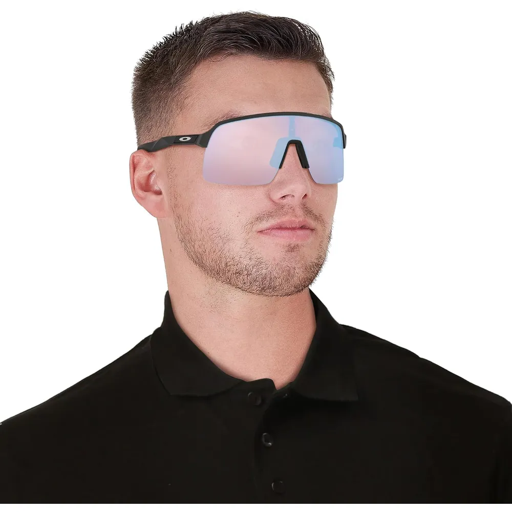 Oakley Sutro Lite OO9463 Gafas de sol para hombre | Matte Carbon / Prizm Snow Sapphire