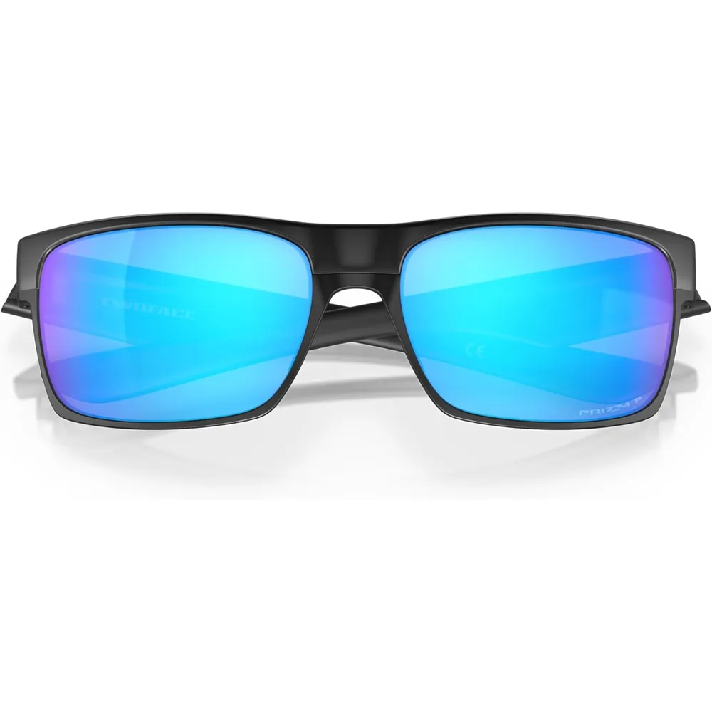 Oakley Twoface OO9189 Gafas de sol para hombre | Matte Black / Prizm Sapphire