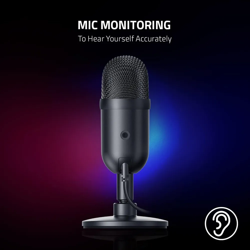 MICRÓFONO SEIREN V2 X RAZER | NEGRO