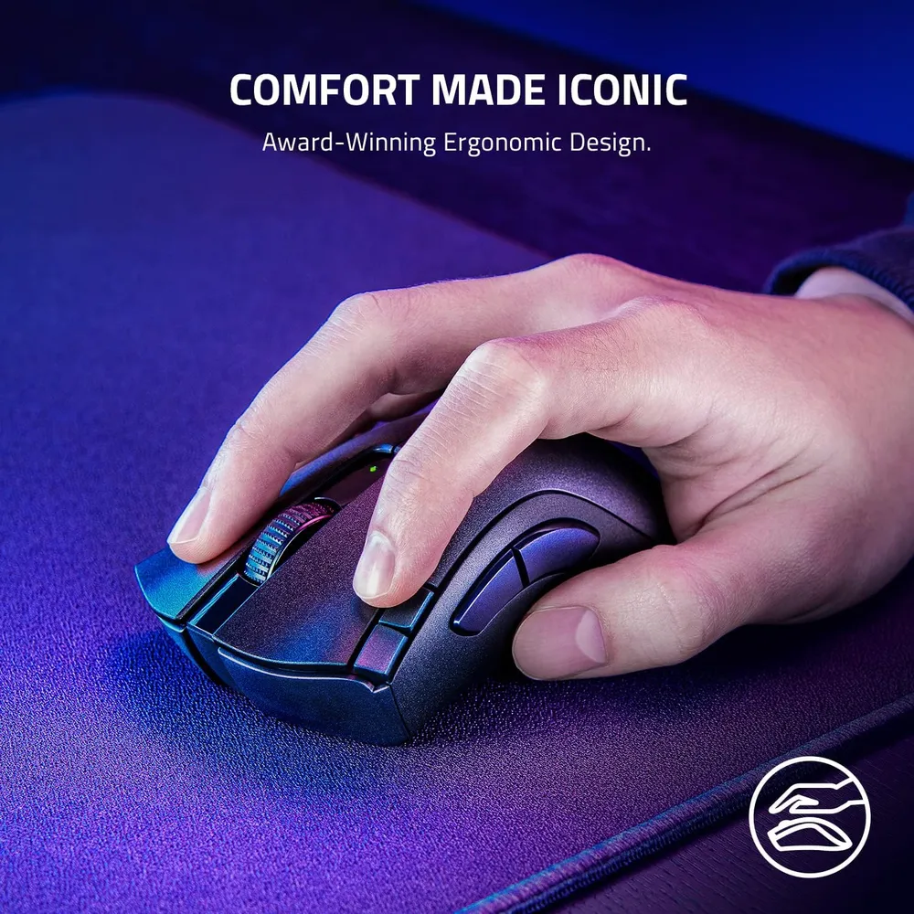 MOUSE INALÁMBRICO DEATHADDER V2 X HYPERSPEED RAZER | CLASSIC BLACK