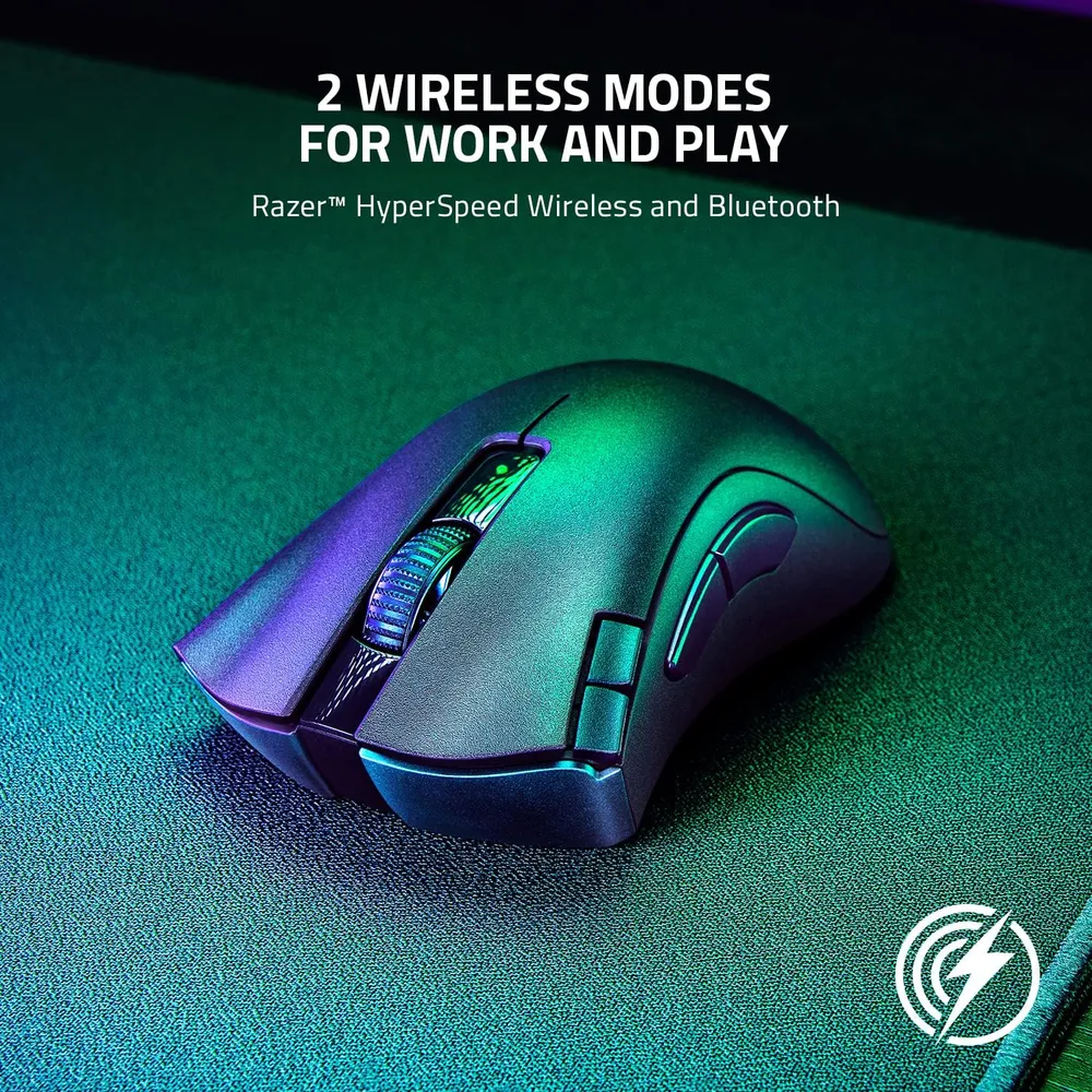 MOUSE INALÁMBRICO DEATHADDER V2 X HYPERSPEED RAZER | CLASSIC BLACK