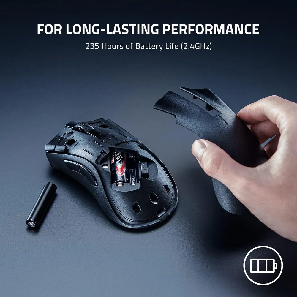 MOUSE INALÁMBRICO DEATHADDER V2 X HYPERSPEED RAZER | CLASSIC BLACK