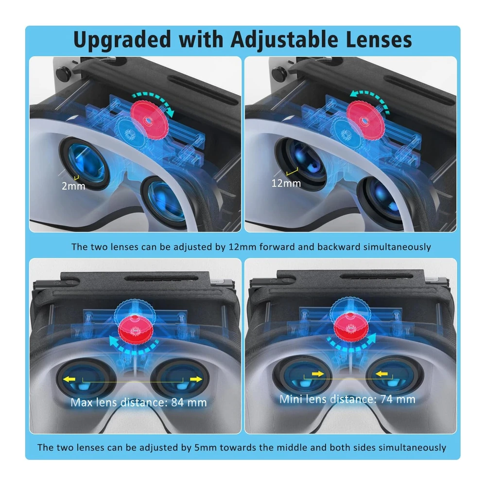 AUDÍFONOS SWITCH VR COMPATIBLES CON NINTENDO SWITCH Y OLED | GAFAS SWITCH 3D