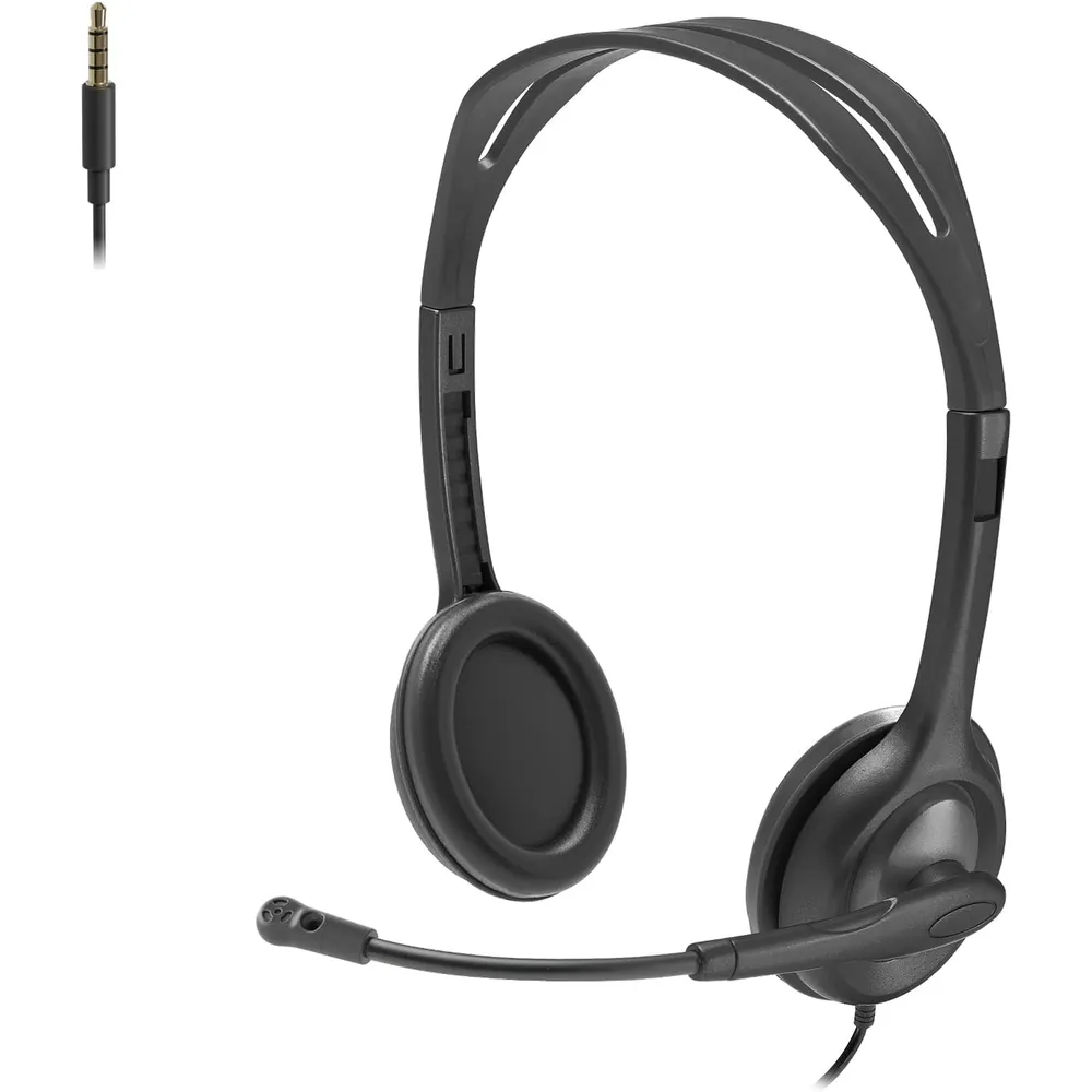 AUDÍFONOS ALÁMBRICOS H111 LOGITECH | NEGRO