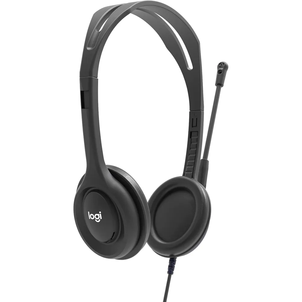 AUDÍFONOS ALÁMBRICOS H111 LOGITECH | NEGRO