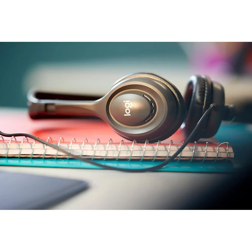 AUDÍFONOS ALÁMBRICOS H111 LOGITECH | NEGRO