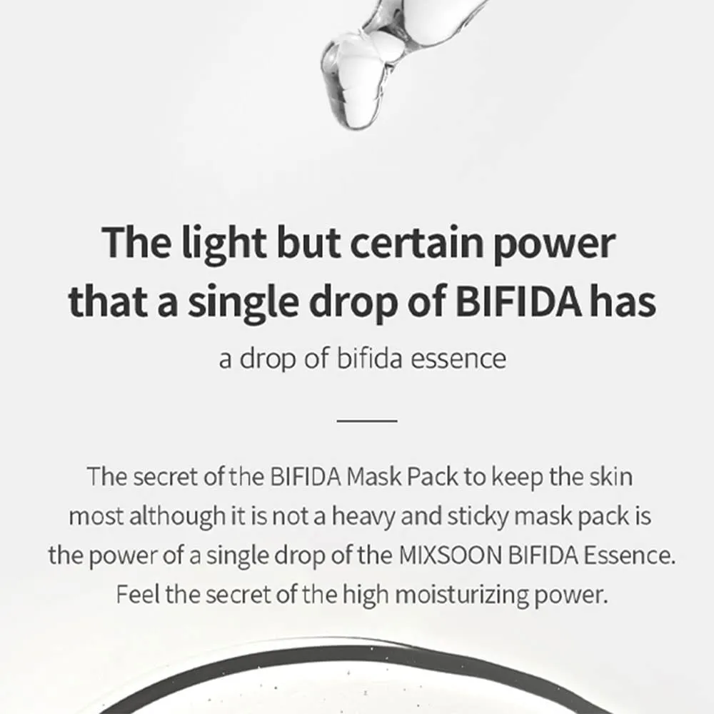 Mixsoon Mascarillas Bifida Pack 5 un – Korea Skin Care