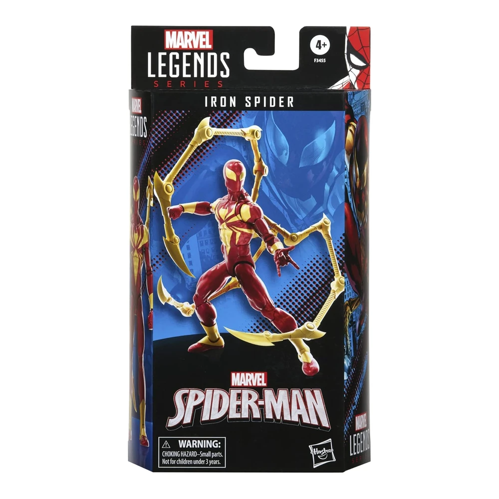 b09h19qtmj_1.webp Spiderman - Figura de Acción Iron Spider de 6" de La Serie Marvel Legends - Incluye 2 Accesorios -