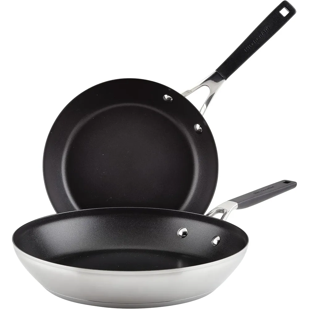 b09h8f9vp2_0_webp.webp KitchenAid juego de sartenes 24 cm, acero inoxidable cepillado antiadherente
