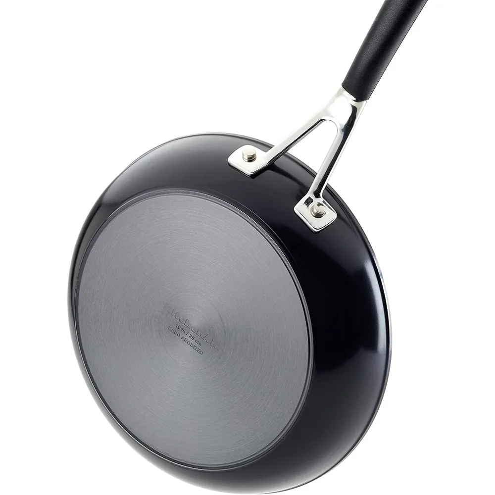 KitchenAid juego de ollas 10 pzas, anodizadas duras antiadherentes | Negro ónix