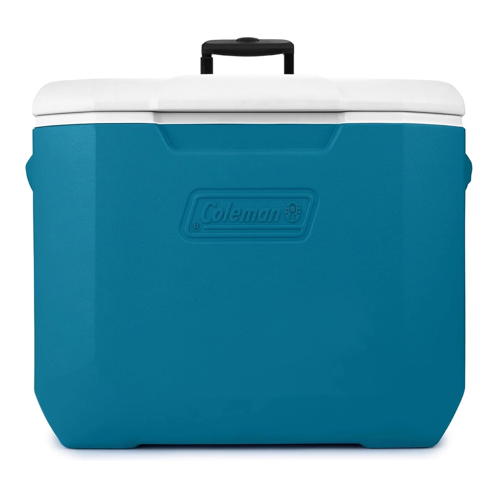 Coleman Chiller Series - Enfriador Portátil Aislado con Ruedas de 60 Cuartos de Galón - Enfriador Duro de Retención de Hielo con Ruedas Resistentes y Mango