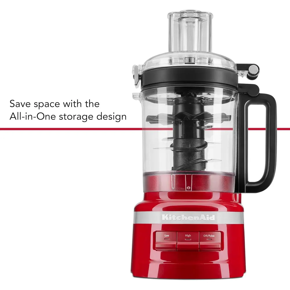 KITCHENAID KFP0921, PROCESADOR DE ALIMENTOS 9 QT / 8.5 L | ROJO