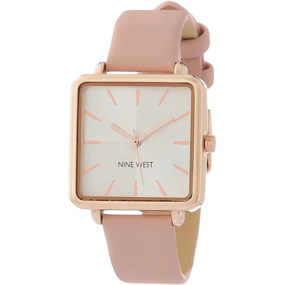 Nine West NW/2670GPWT reloj para dama con correa elegante | 31 mm - Rosado/Oro rosa