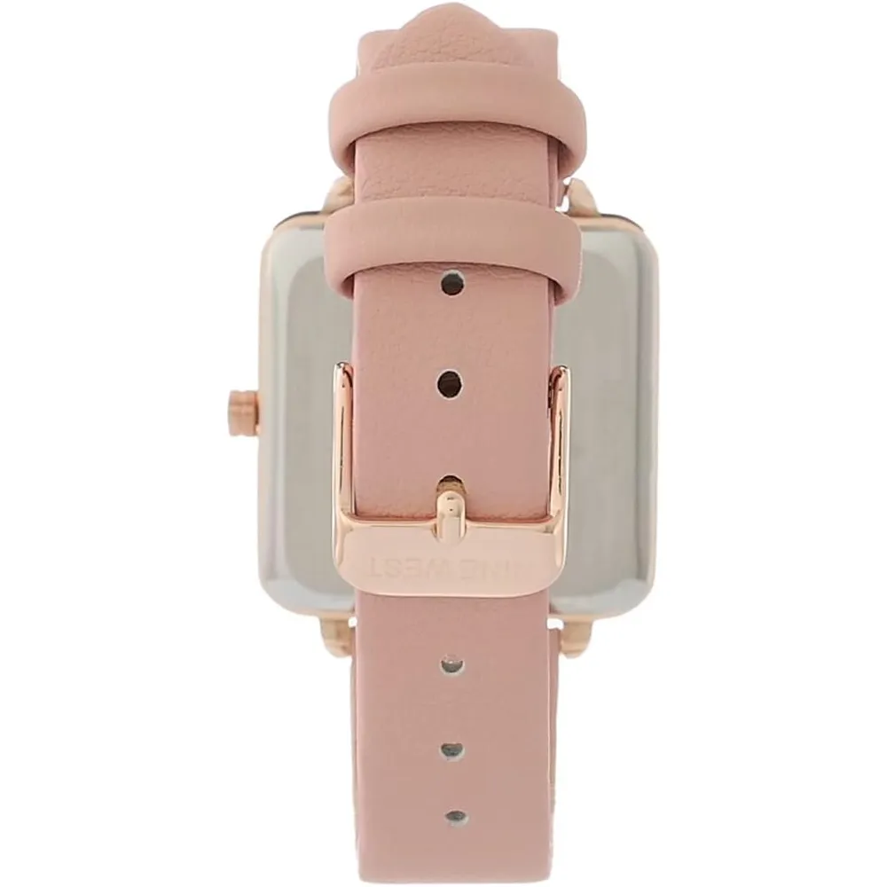Nine West NW/2670GPWT reloj para dama con correa elegante | 31 mm - Rosado/Oro rosa