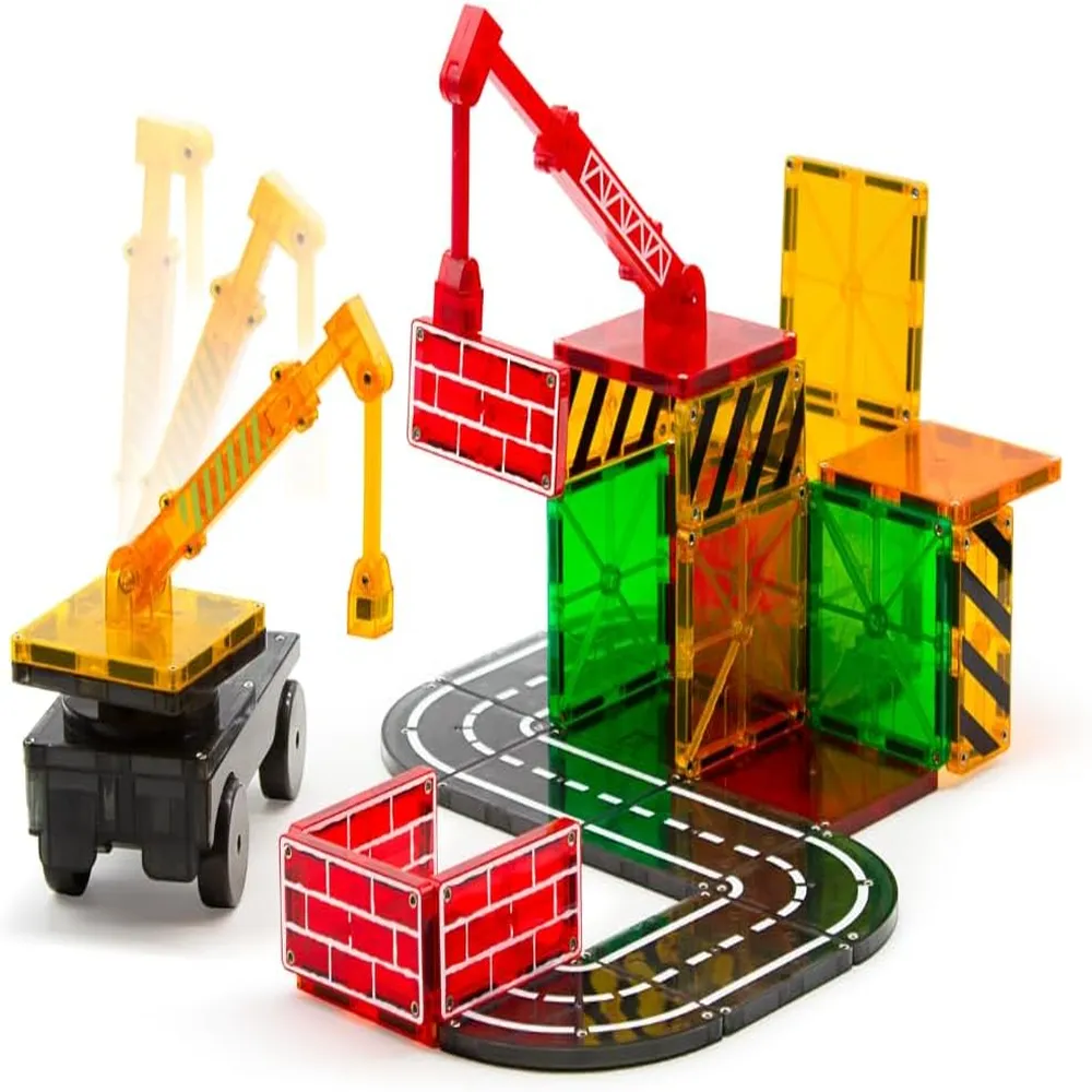 MAGNA-TILES - Builder 32-piezas set de construcción magnético