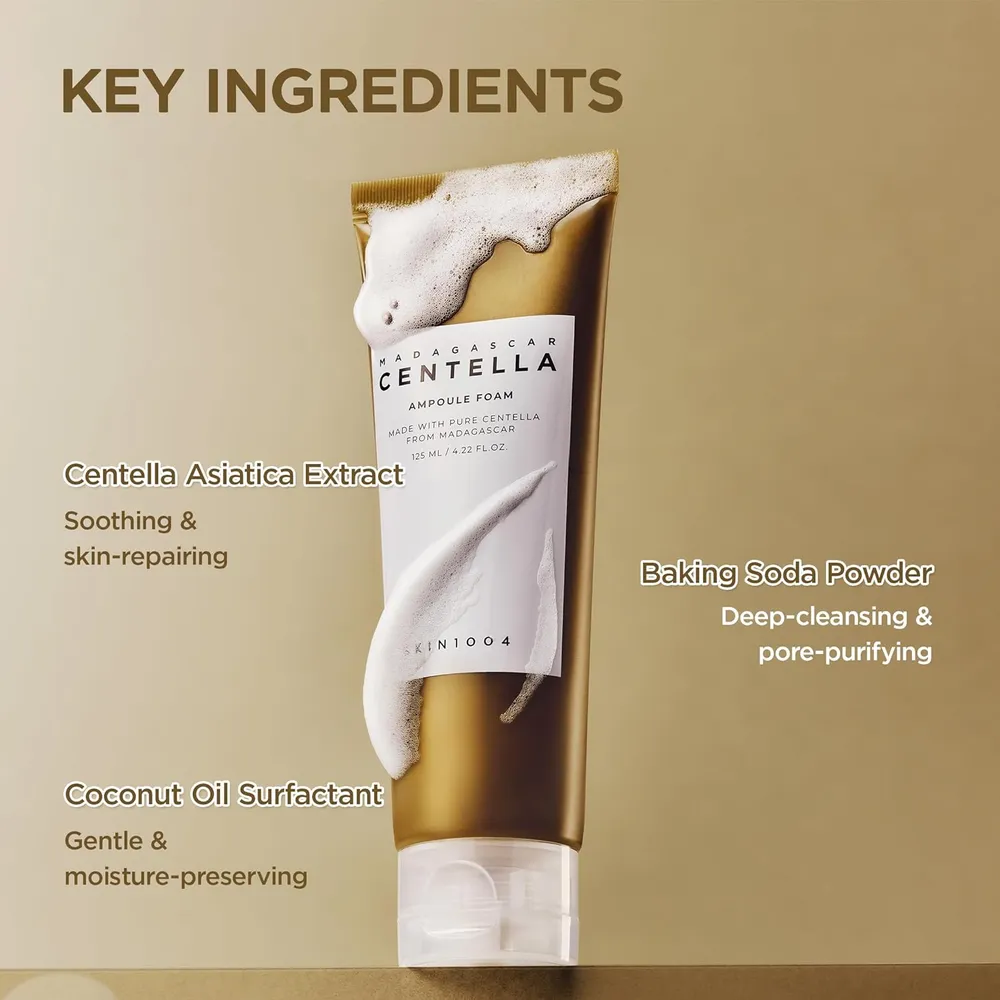 b09jbjdfhh_5_webp.webp ESPUMA LIMPIADORA FACIAL CENTELLA MADAGASCAR SUAVE SKIN1004 | 4.22 OZ / 125 ML