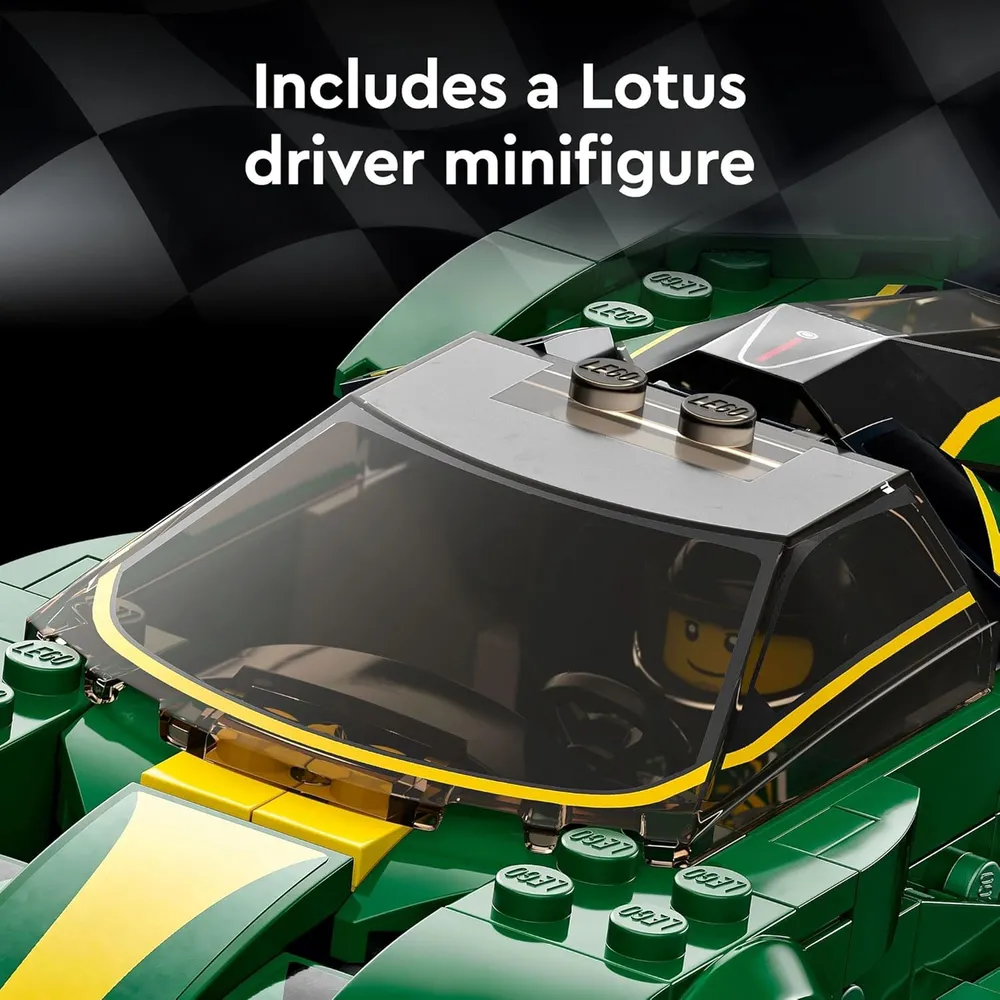 Lego Speed Champions Lotus Evija coche de carreras con minifigura coleccionable