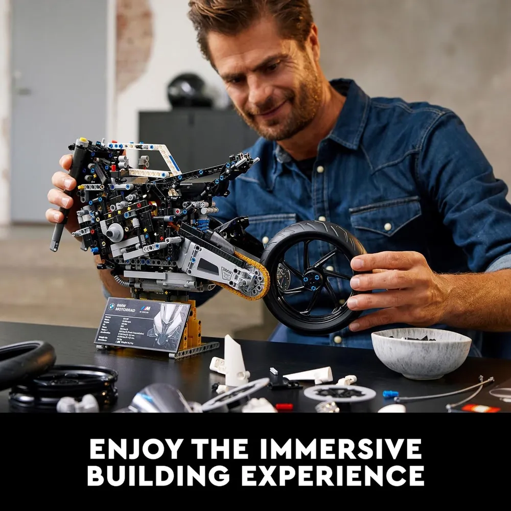 Lego Technic BMW M 1000 RR motocicleta modelo detallado para adultos
