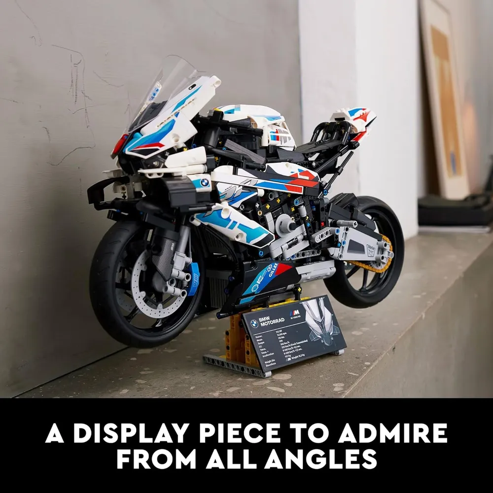 Lego Technic BMW M 1000 RR motocicleta modelo detallado para adultos
