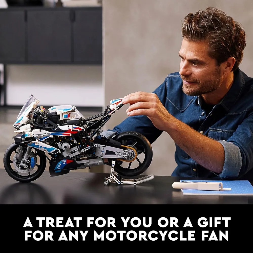 Lego Technic BMW M 1000 RR motocicleta modelo detallado para adultos