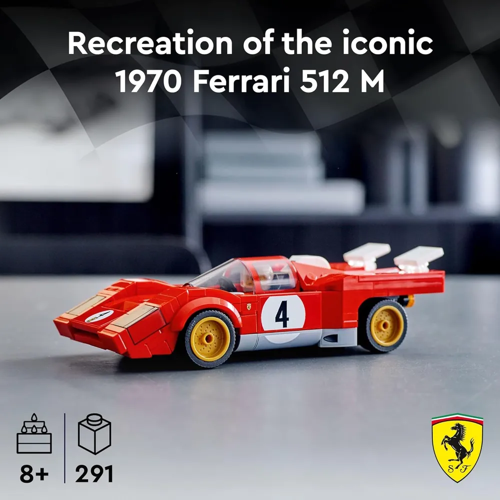 LEGO SPEED CHAMPIONS FERRARI 512 M CON PILOTO