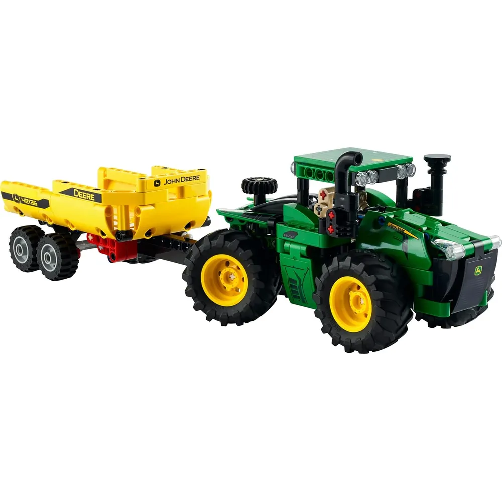 Lego Technic John Deere 9620R tractor 4x4 modelo coleccionable con remolque