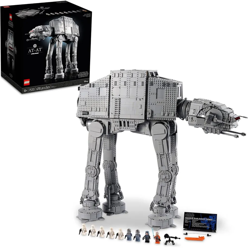 Lego Star Wars AT-AT Walker set coleccionable con 9 minifiguras para adultos