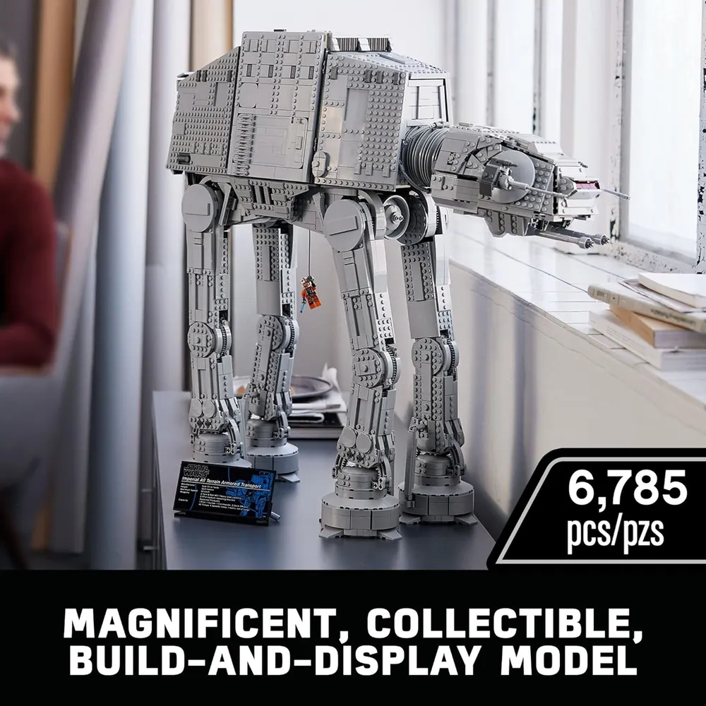 Lego Star Wars AT-AT Walker set coleccionable con 9 minifiguras para adultos