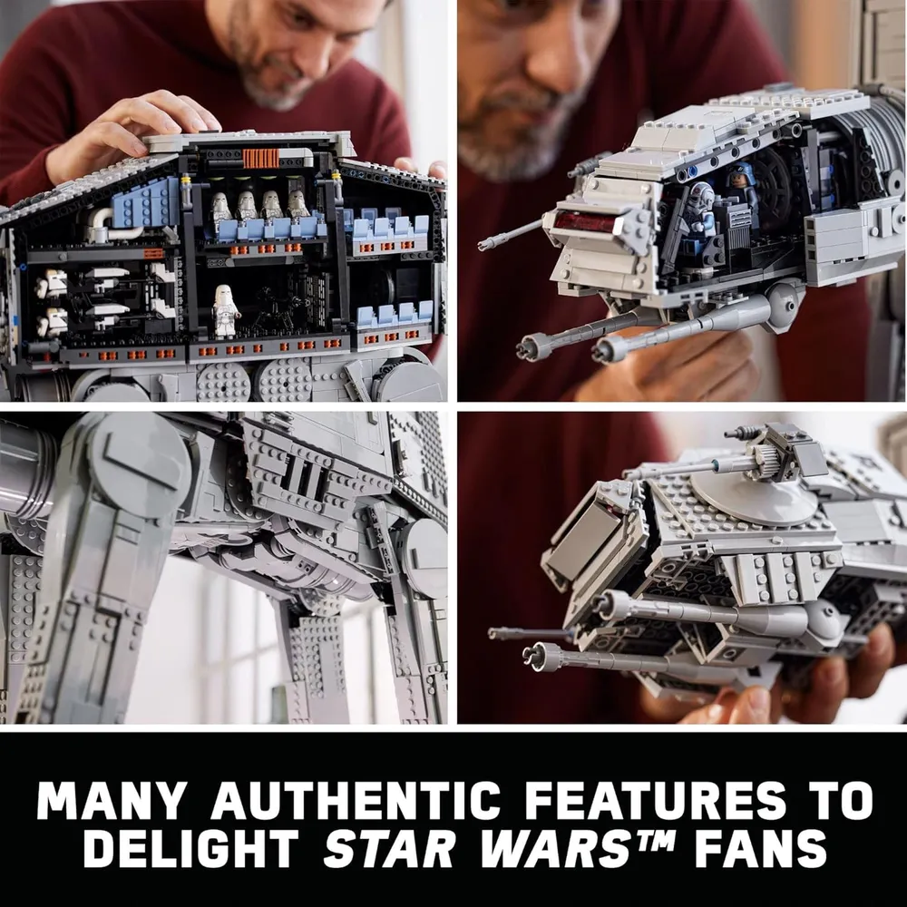 Lego Star Wars AT-AT Walker set coleccionable con 9 minifiguras para adultos