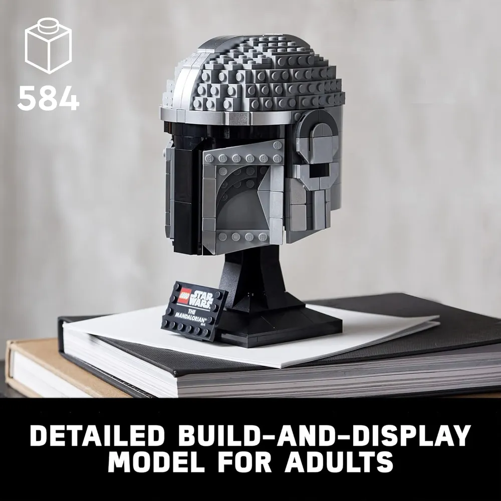 Lego Star Wars casco The Mandalorian kit coleccionable para construir y exhibir