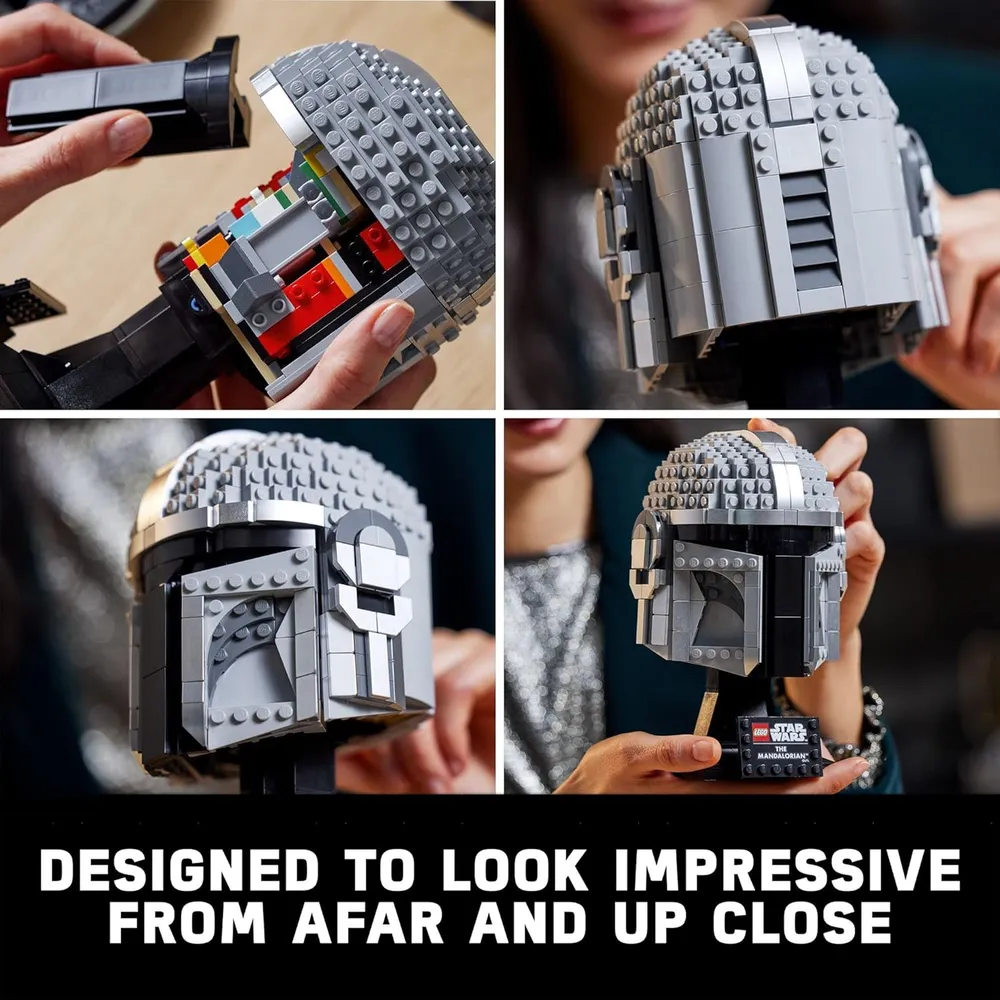 Lego Star Wars casco The Mandalorian kit coleccionable para construir y exhibir