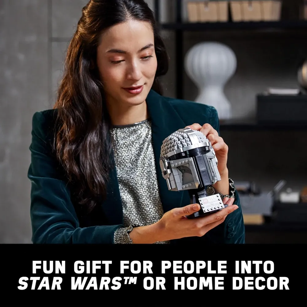 Lego Star Wars casco The Mandalorian kit coleccionable para construir y exhibir