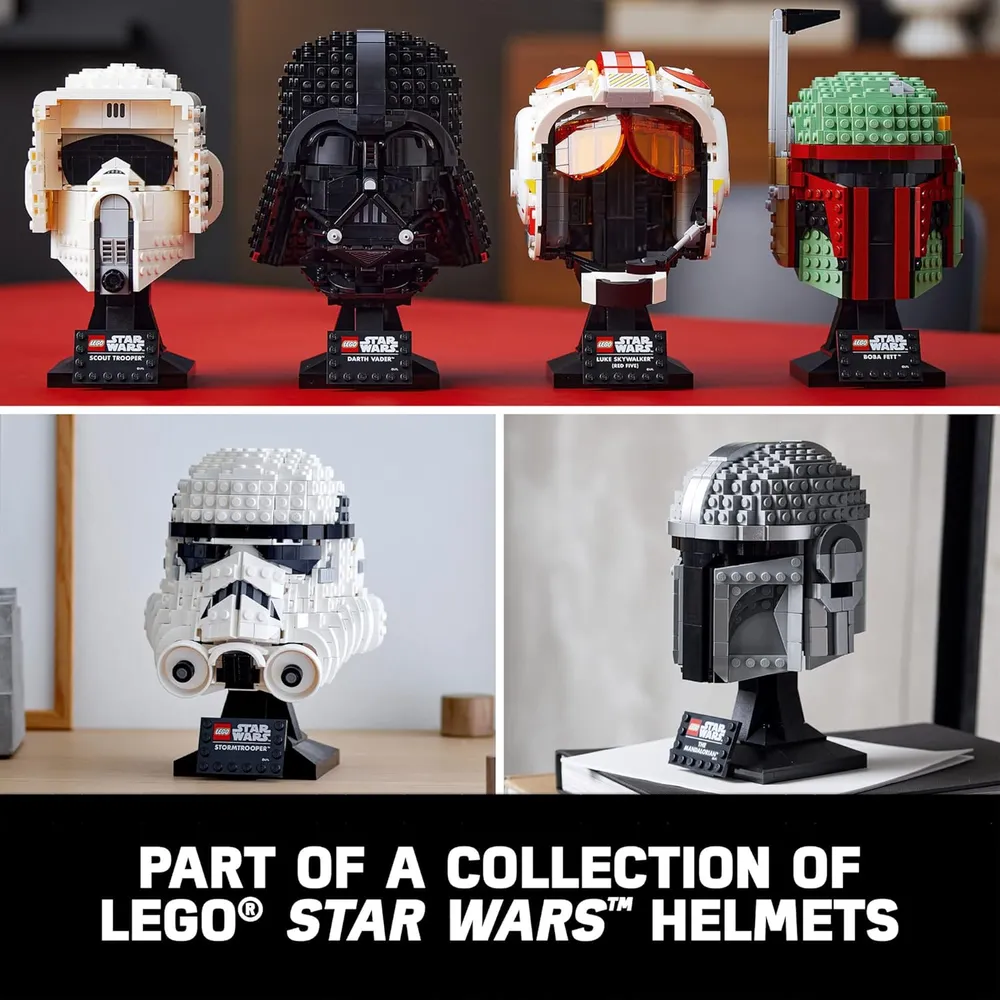 Lego Star Wars casco The Mandalorian kit coleccionable para construir y exhibir