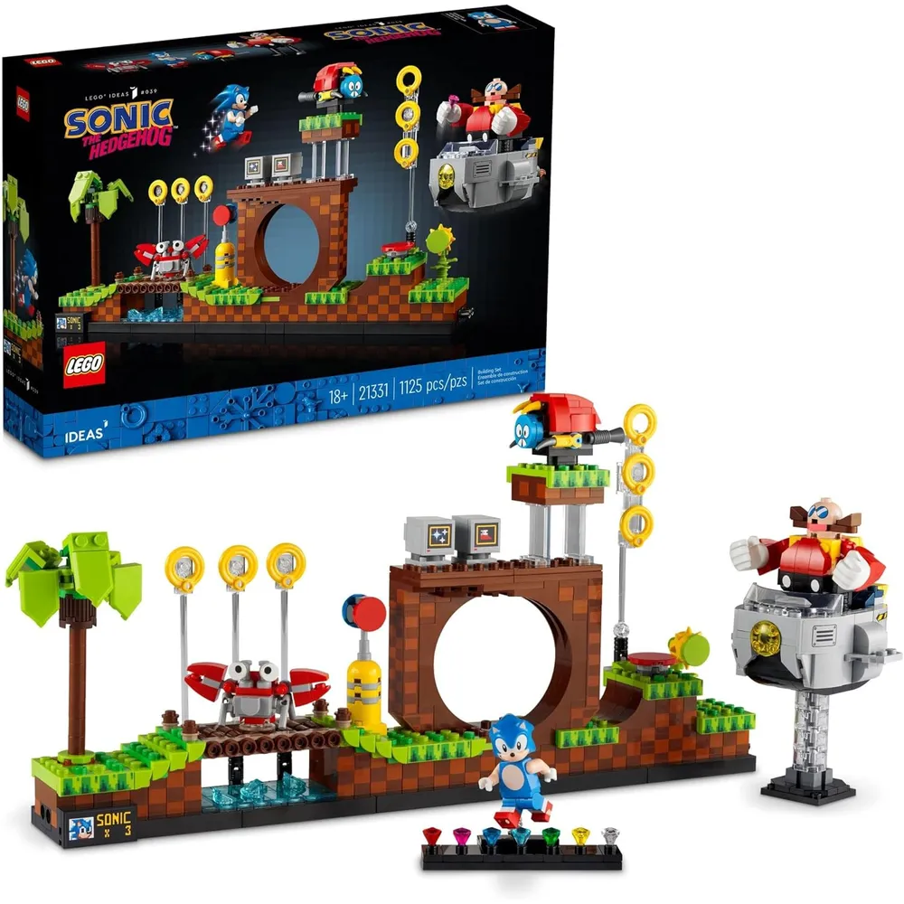 Lego Ideas Sonic the Hedgehog Zona Green Hill set coleccionable para adultos