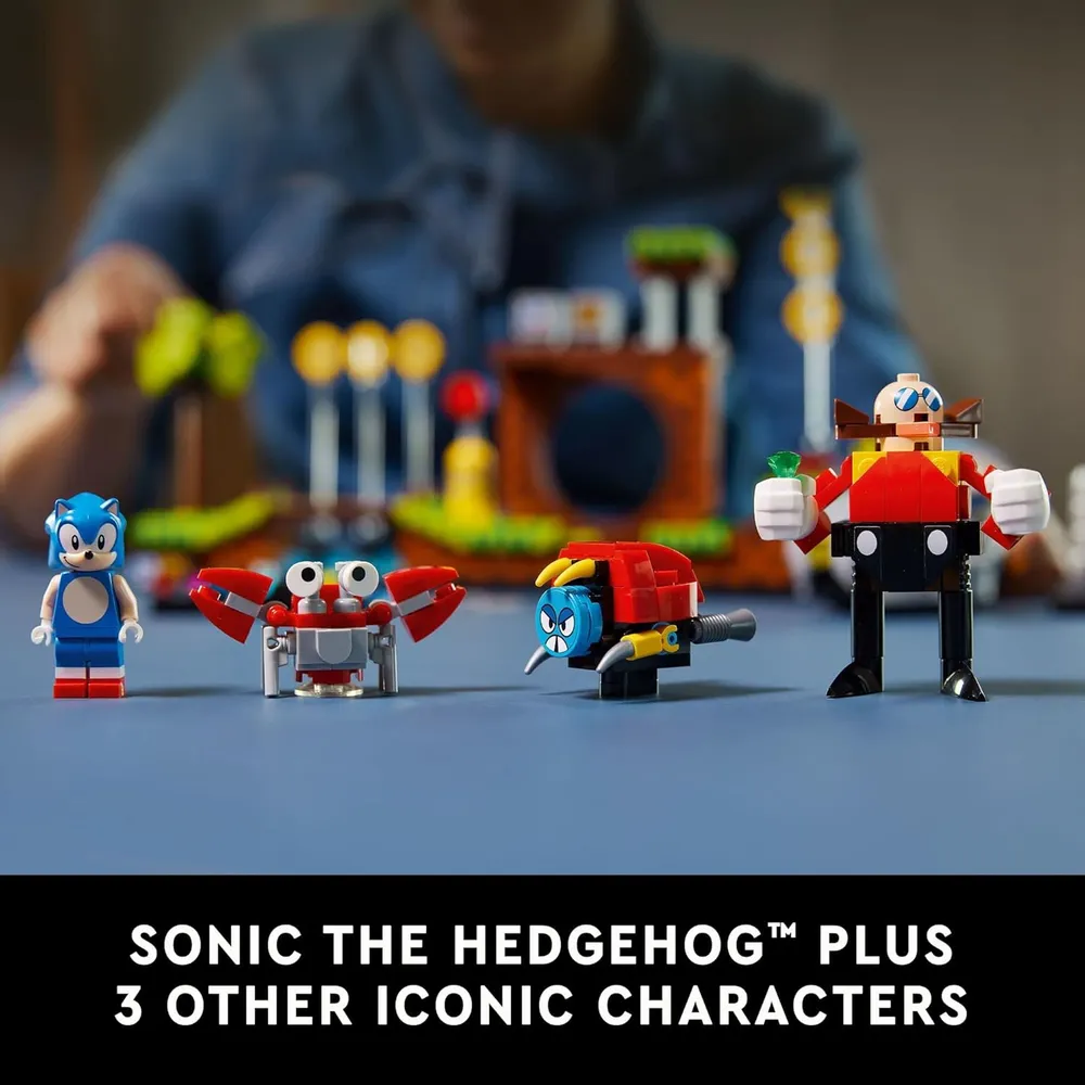 Lego Ideas Sonic the Hedgehog Zona Green Hill set coleccionable para adultos