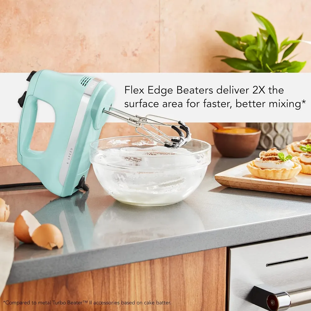 KITCHENAID, BATIDORA CON 6 VELOCIDADES CON BATIDORES DE BORDE FLEXIBLE | SKY