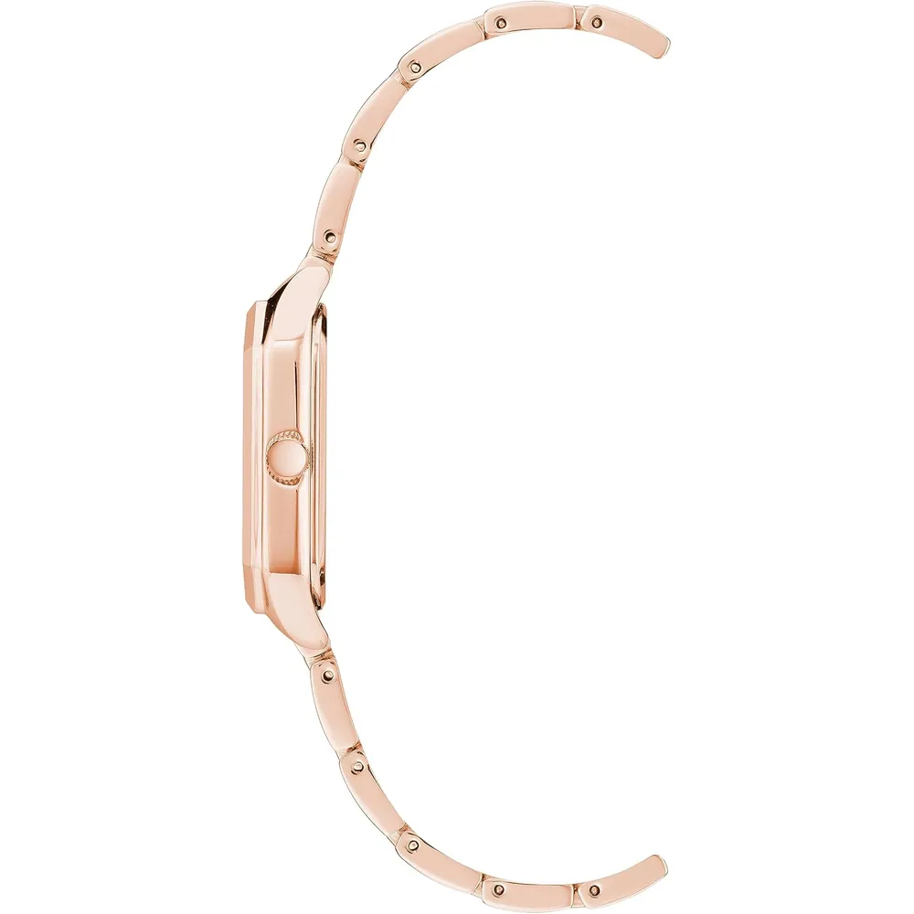 b09jx33jd3_1_webp.webp Anne Klein AK/3774BKGB reloj femenino con brazalete | 24 mm - Oro rosa/Borgoña