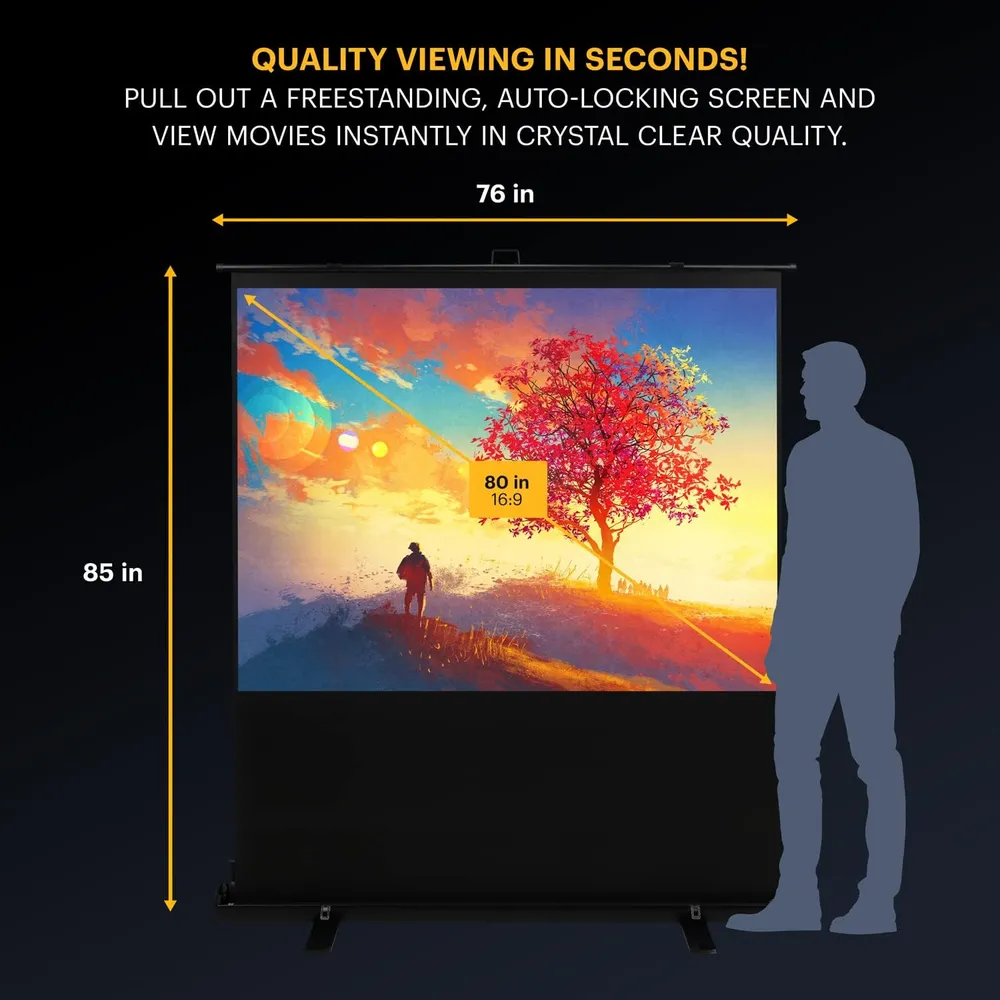 Kodak pantalla de proyector portátil 4K / 8K