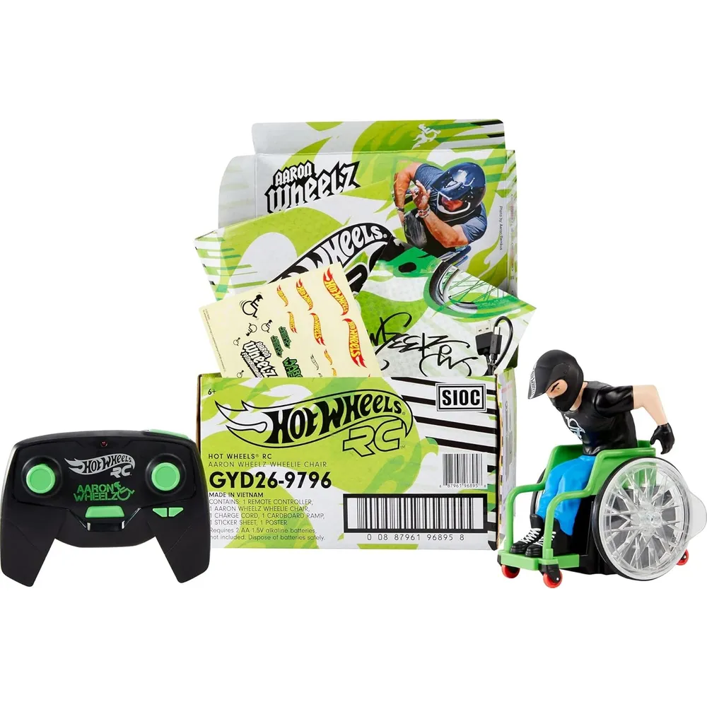 HOT WHEELS AUTO RC AARON WHEELZ