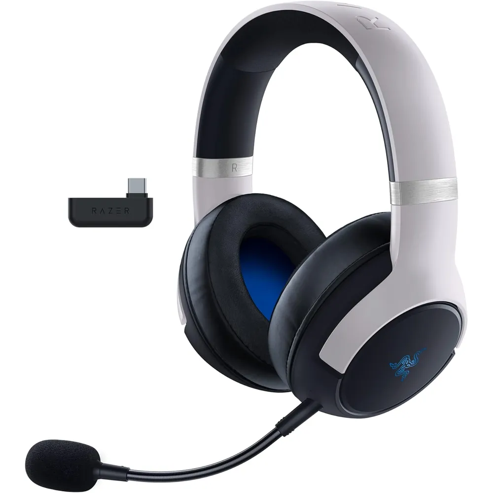 AUDÍFONOS INALÁMBRICOS KAIRA PRO DUAL RAZER | BLANCO / NEGRO