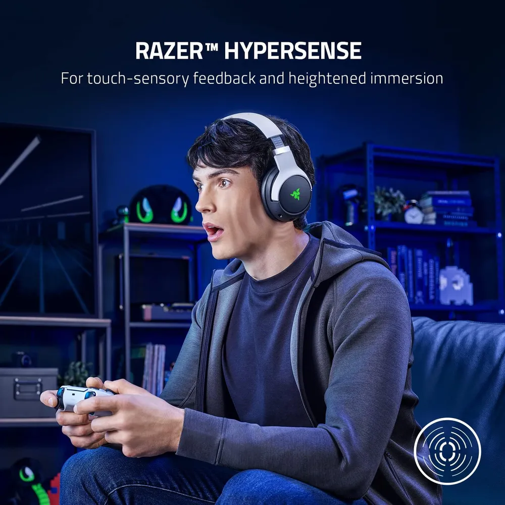 AUDÍFONOS INALÁMBRICOS KAIRA PRO DUAL RAZER | BLANCO / NEGRO