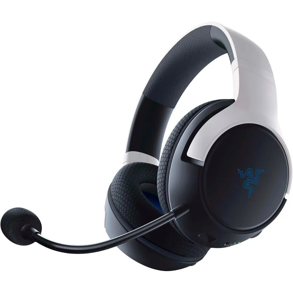 AUDÍFONOS INALÁMBRICOS KAIRA PLAYSTATION RAZER | BLANCO / NEGRO