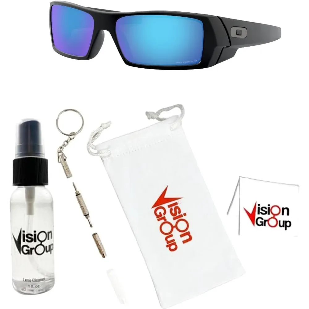 Oakley Gascan OO9014 Gafas de sol para hombre | Matte Black / Prizm Sapphr Iridium