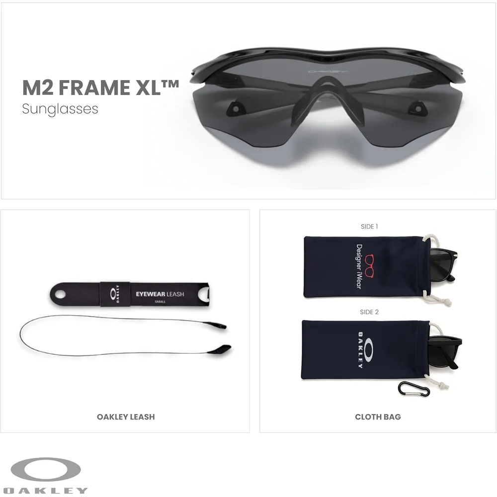 b09kyfrzh1_1_webp.webp Oakley M2 Frame XL OO9343 Shield Gafas de sol para hombre | Polished Black / Grey