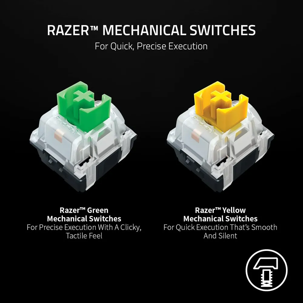 TECLADO INALÁMBRICO BLACKWIDOW V3 MINI HYPERSPEED RAZER | GREEN SWITCHES
