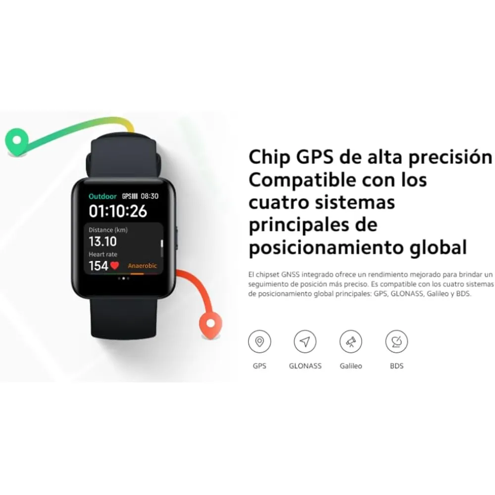 SMARTWATCH REDMI WATCH 2 LITE XIAOMI | NEGRO