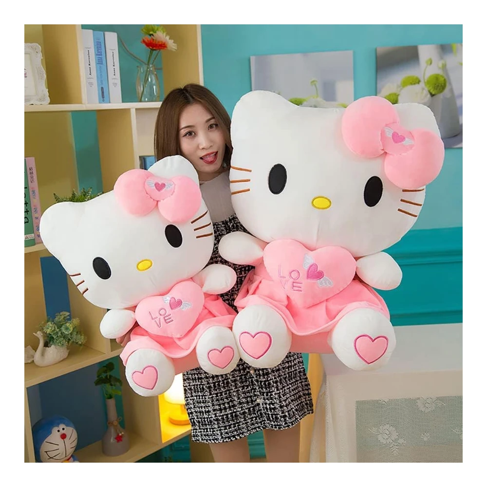 Hello Kitty - Juguetes de Peluche Lindos y Suaves - Regalos de Cumpleaños para Niñas (Rosa C - 11.8 In)