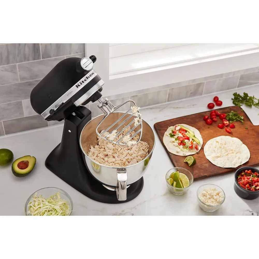 KITCHENAID, UTENSILIO BATIDOR DE MASA 4.5/5 QT CABEZAL INCLINABLE | ACERO INOXIDABLE