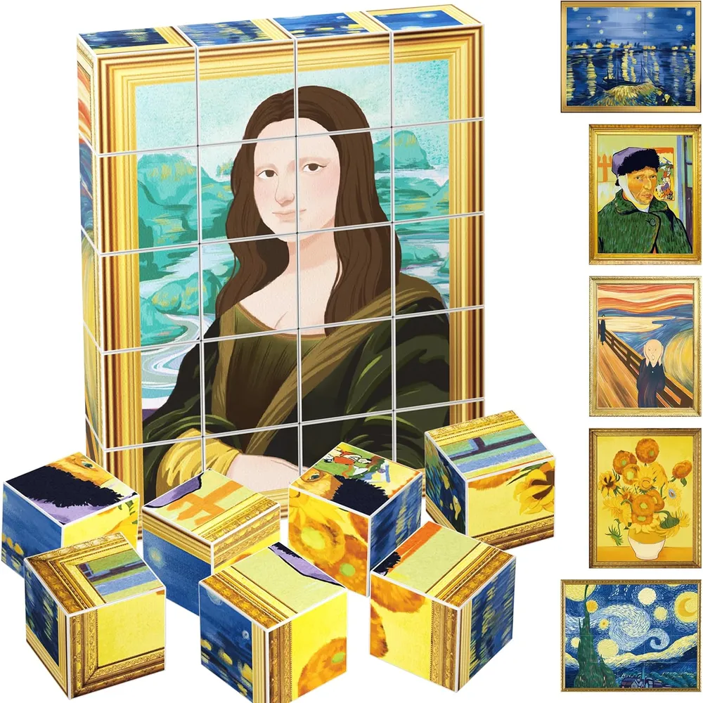 CUBOS MAGNÉTICOS ARTE 20 PIEZAS PICASSOTILES