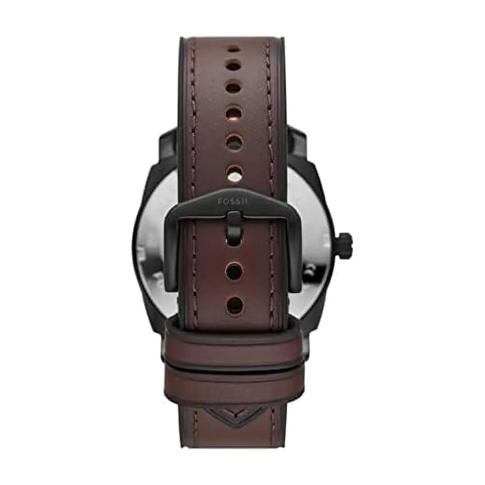 b09nc2nfr9_1_webp.webp Fossil reloj de cuarzo para hombre, caja de acero inoxidable | Marrón